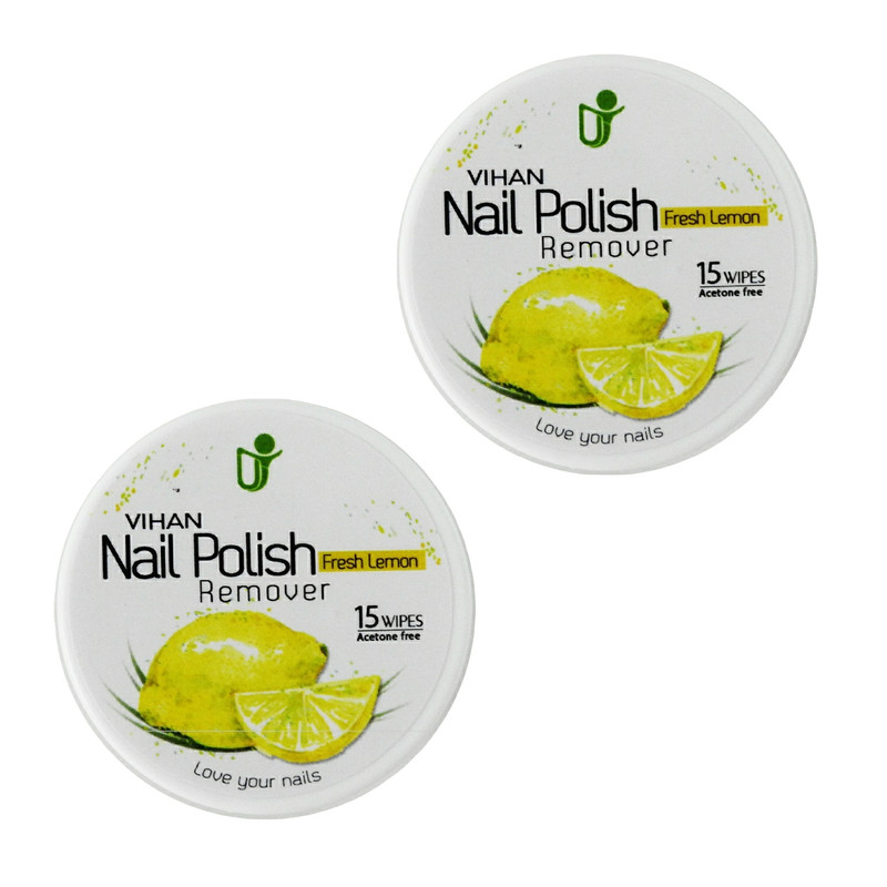 پد لاک پاک کن ویهان مدل Lemon بسته 2 عددی