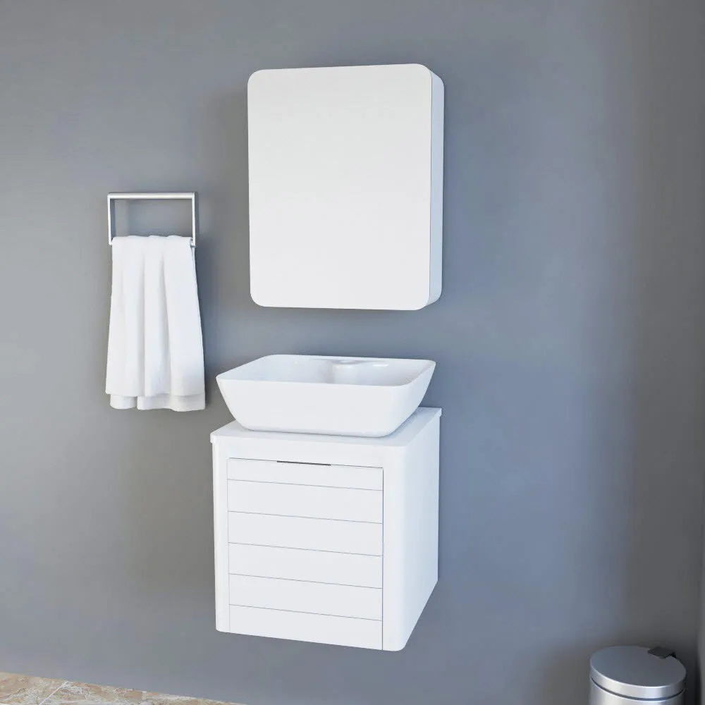 کابینت و روشویی مدل lux1140 به همراه اینه و باکس