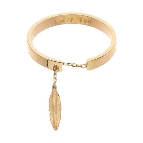 انگشتر طلا 18 عیار زنانه سنجاق مدل X086503