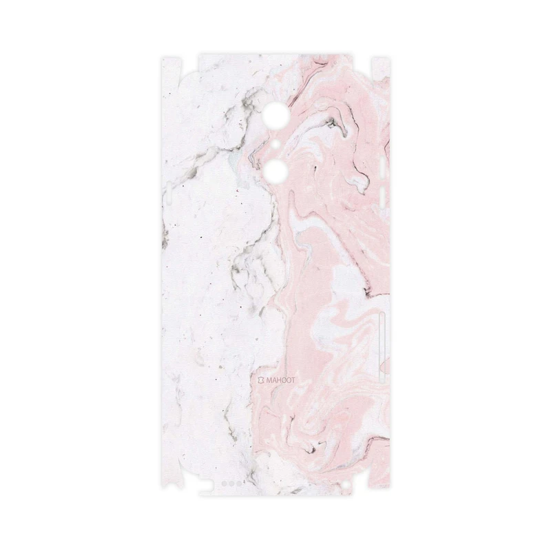 برچسب پوششی ماهوت مدل Blanco-Pink-Marble-FullSkin مناسب برای گوشی موبایل ال جی Q Stylus