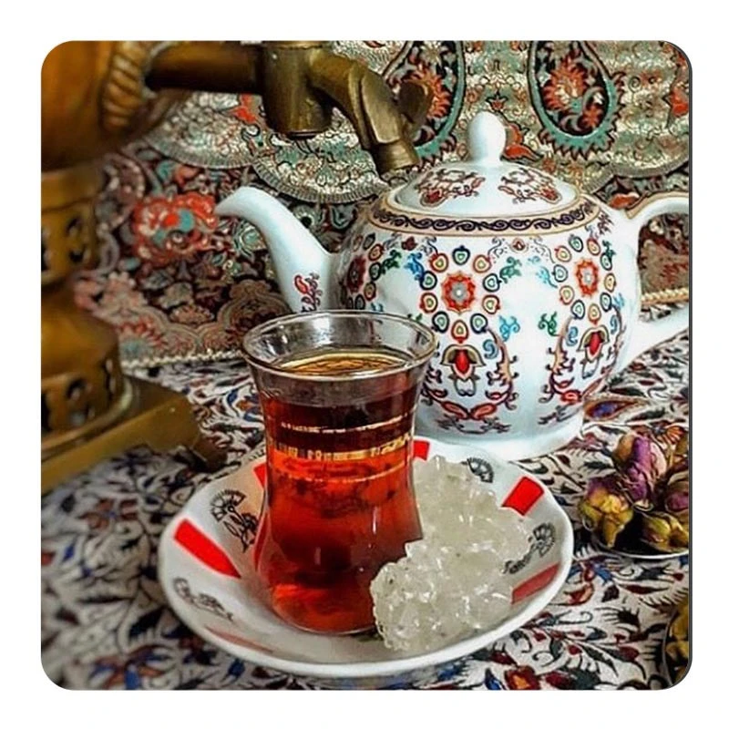 مگنت صباطرح مدل قوری چای و نبات کد M1310