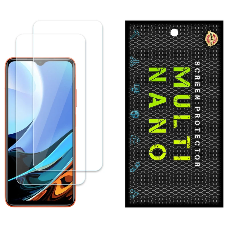 محافظ صفحه نمایش مولتی نانو مدل X-S2N مناسب برای گوشی موبایل شیائومی Redmi 9 Power بسته دو عددی
