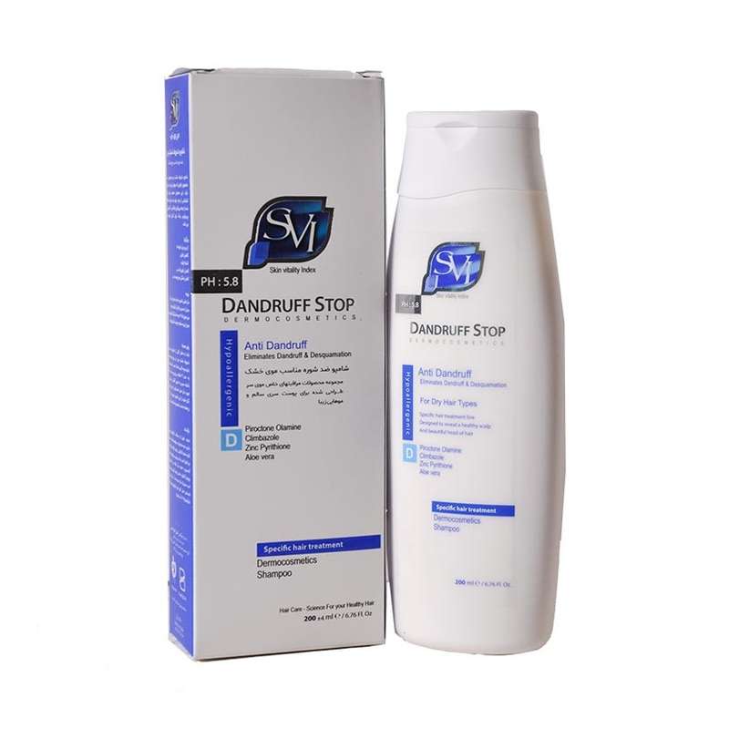 شامپو مو اس وی آی مدل ضد شوره حجم 200 میلی لیتر