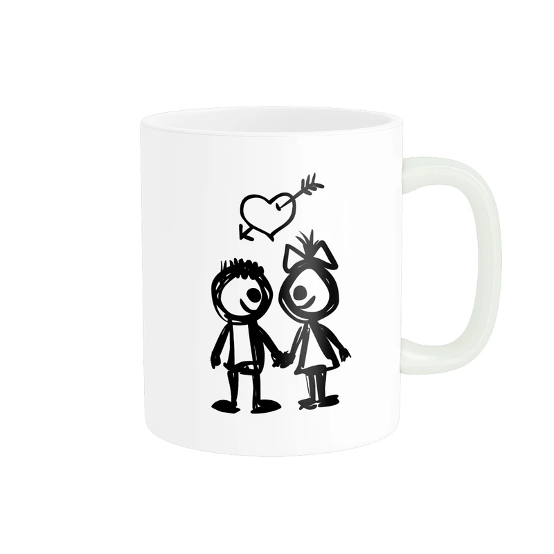 ماگ زیگورات مدل عاشقانه فانتزی کد 0080