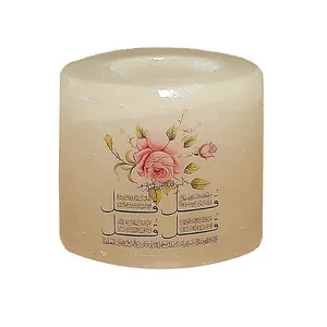جاشمعی مدل سنگ نمک طرح استوانه آیـه دار کد 458