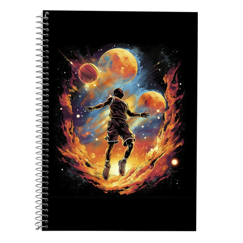 دفتر زبان 50 برگ مدوپد مدل دوخط طرح Gintama کد DF2611