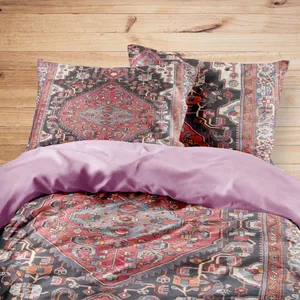 سرویس روتختی مدوپد طرح فرش نهاوند مدل C-Nahavand45 یک نفره 4 تکه