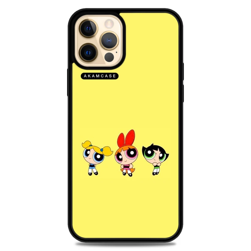 کاور آکام مدل AMCWA12PRO-POWERPUFF GIRLS3 مناسب برای گوشی موبایل اپل iPhone 12 Pro