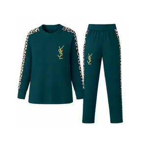 ست بلوز و شلوار زنانه مدل نوار پلنگی کد c