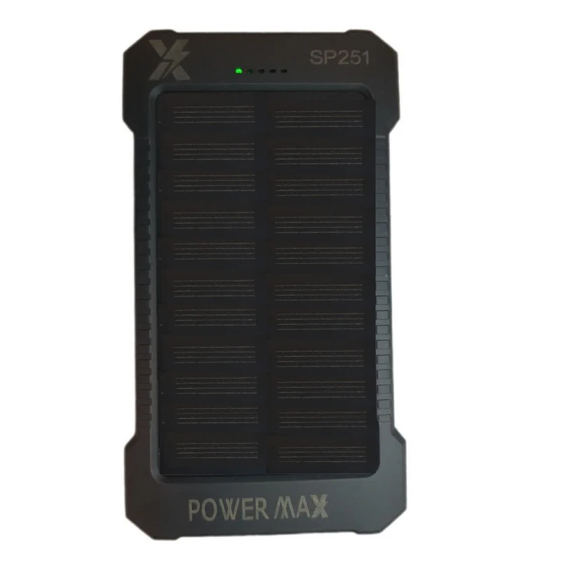 پاوربانک خورشیدی پاورمکس مدل SP251 ظرفیت 10000 میلی آمپر ساعت