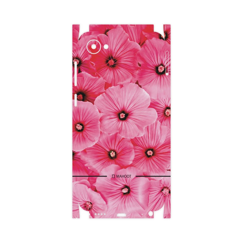 برچسب پوششی ماهوت مدل Pink-Flower-FullSkin مناسب برای گوشی موبایل اچ تی سی Desire 12