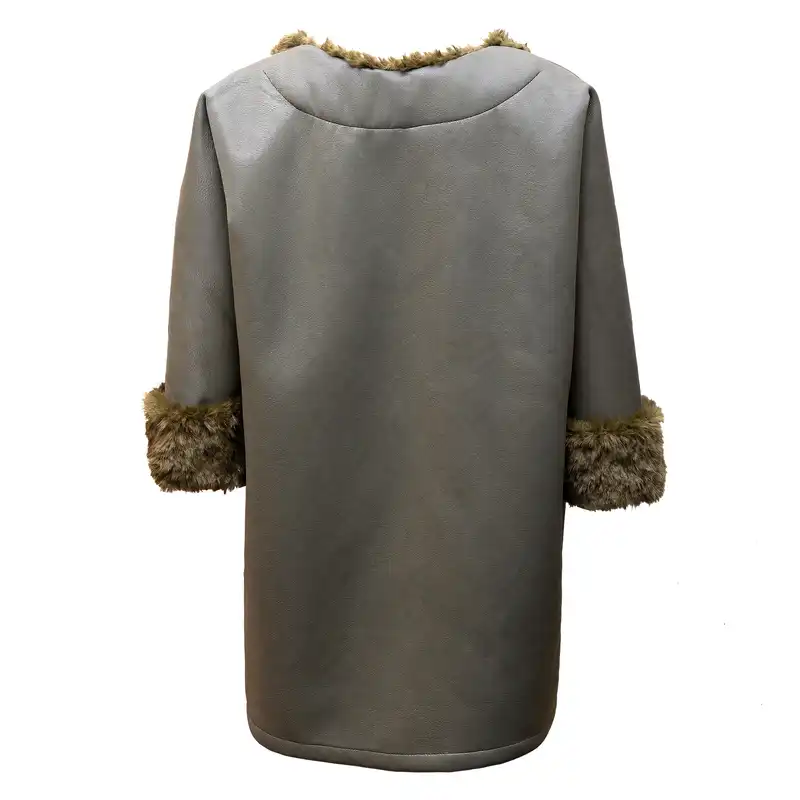 کت چرم زنانه مدل افروز