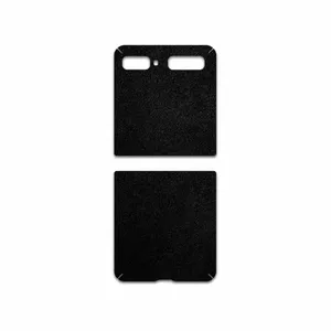 MAHOOT Black-Chamois-Leather Cover Sticker for Samsung Galaxy Z Flip