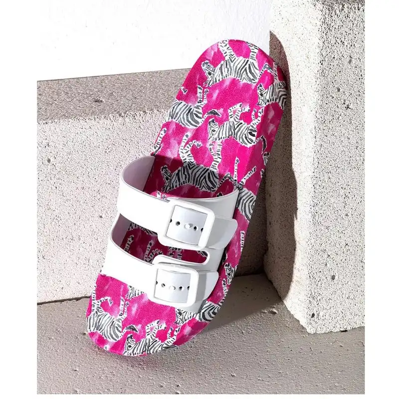 دمپایی زنانه مادام کوکو مدل Zebre