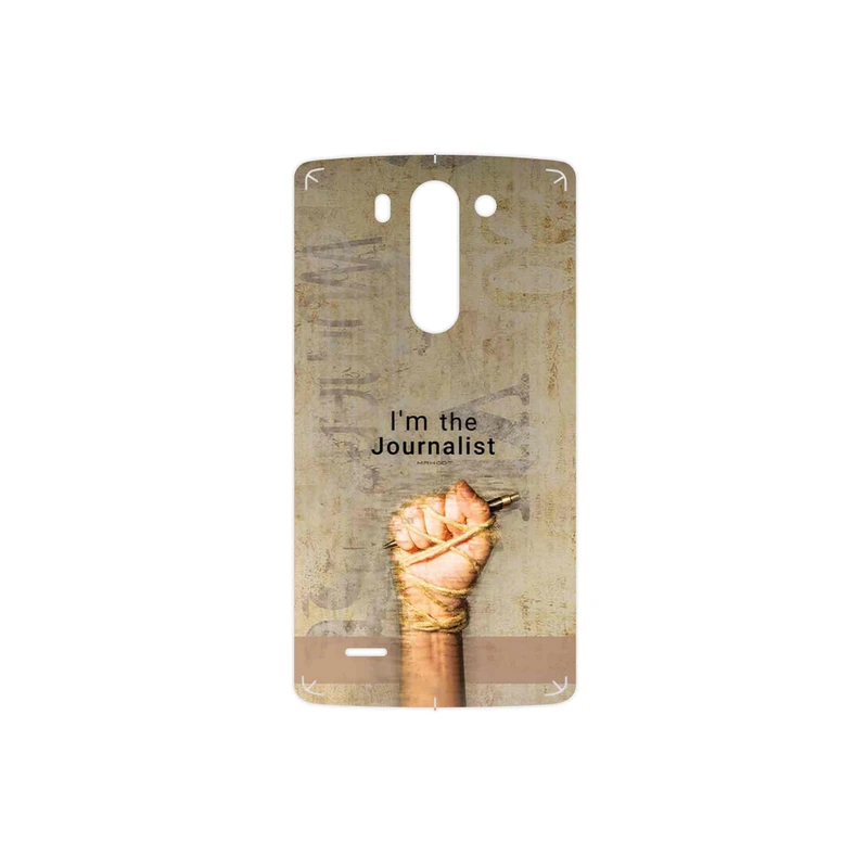 برچسب پوششی ماهوت مدل Journalist مناسب برای گوشی موبایل ال جی G3 Beat
