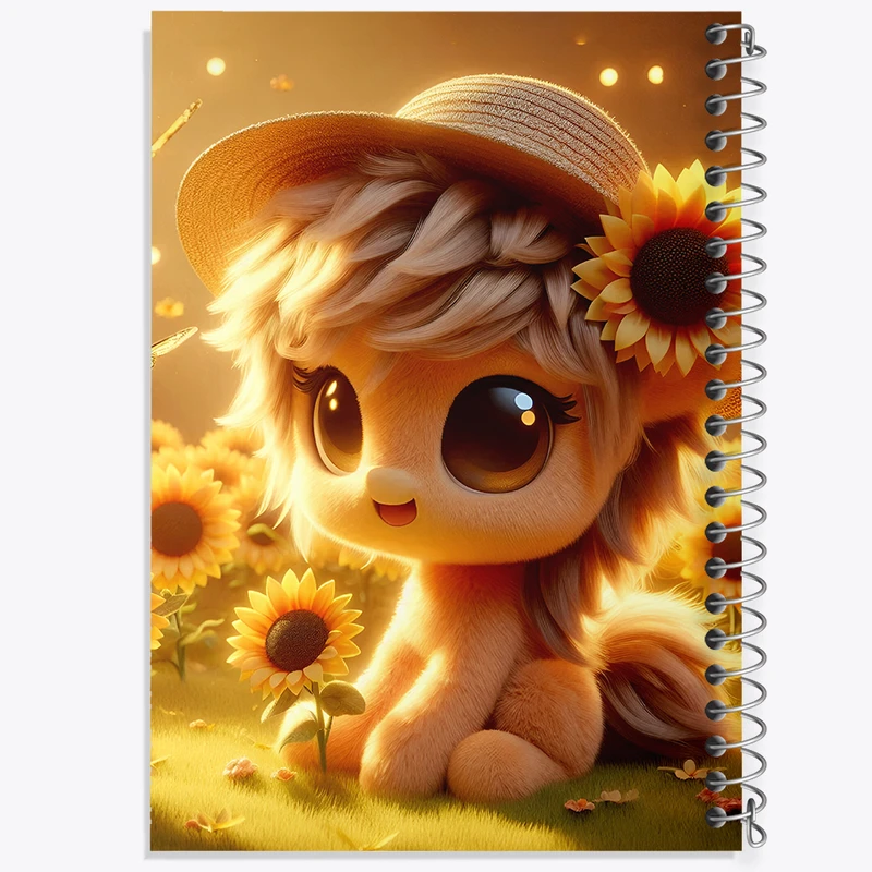 دفتر مشق 50 برگ خندالو طرح اسب بامزه کد F5476