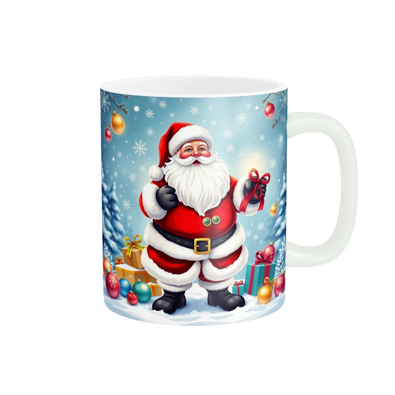 ماگ پادآفرین مدل کریسمس طرح بابانوئل کد p1849