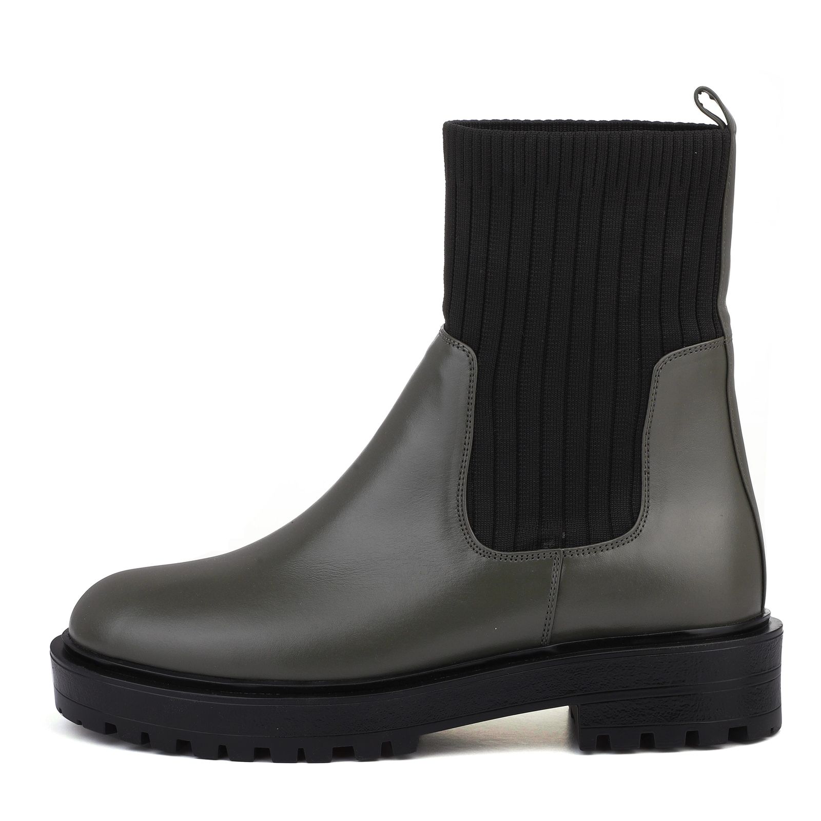 نیم بوت زنانه چرم مشهد مدل J2641-001 -  - 7