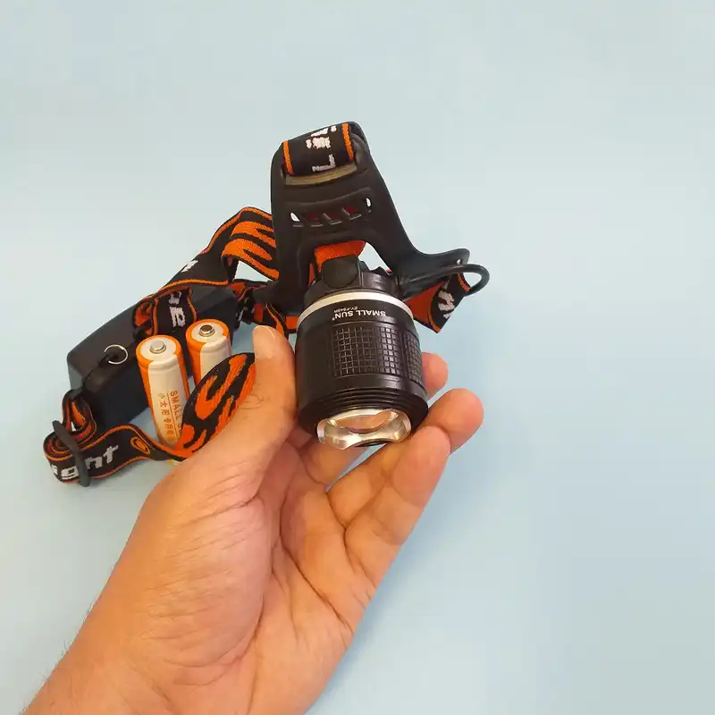 چراغ پیشانی اسمال سان مدل Dual Light UV
