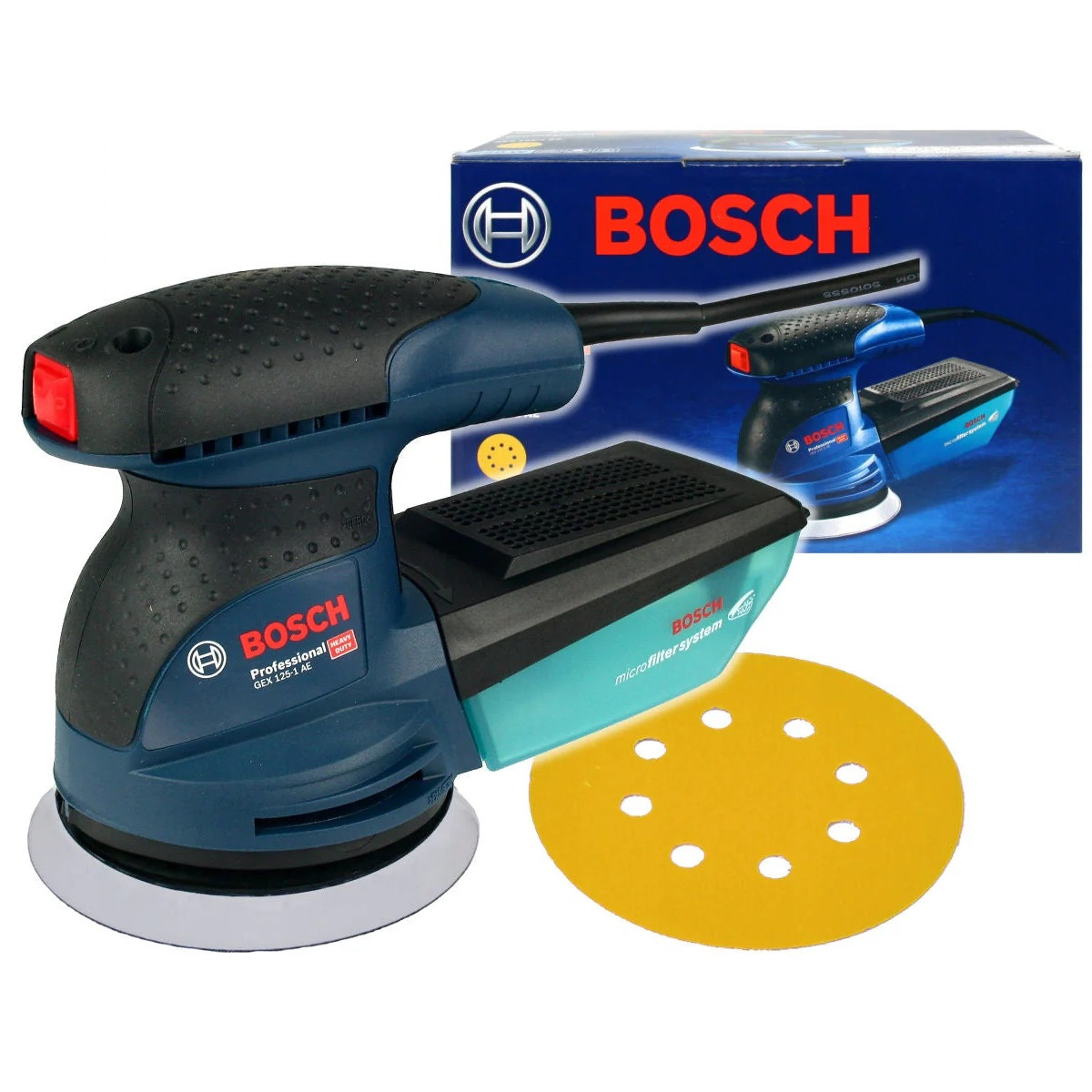 دستگاه سنباده زن بوش مدل GEX 125-1 AE Professional دستگاه سنباده زن بوش مدل GEX 125-1 AE Professional
