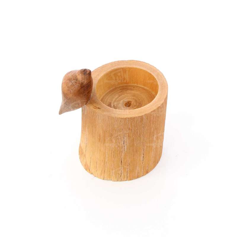شمعدان چوبی آرانیک مدل پرنده کد 1009300009