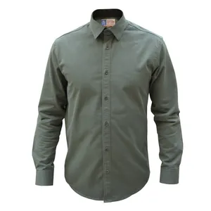 پیراهن آستین بلند مردانه پایتی جامه مدل کتان کش کد 9115972