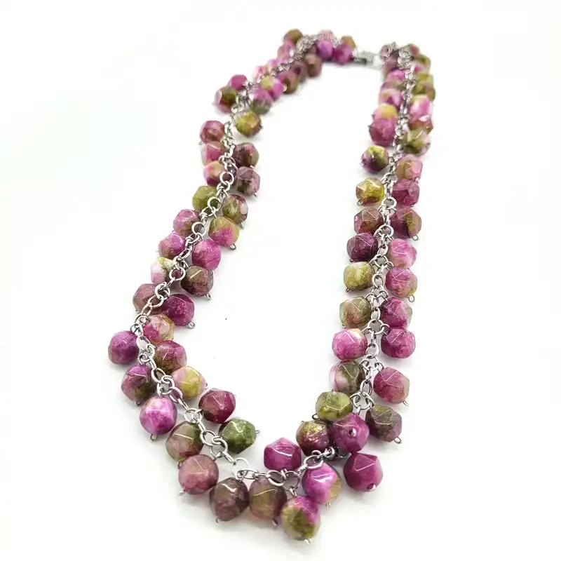 نیم ست زنانه مدل سنگ تورمالین کد 266