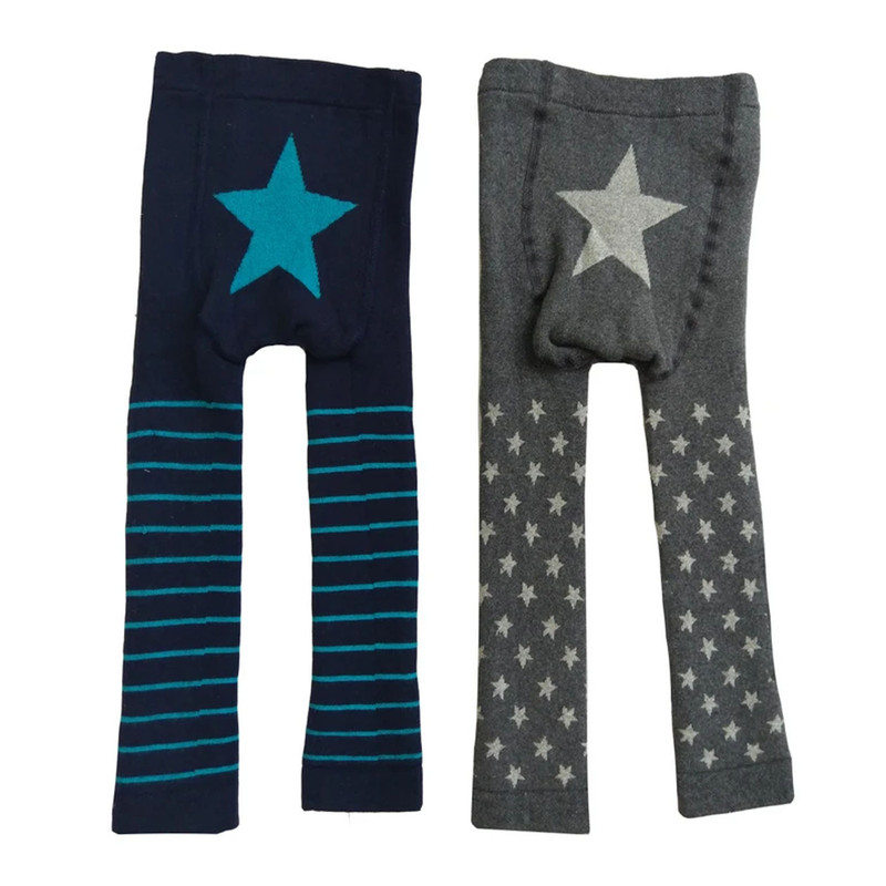 ساق شلواری نوزادی مدل راه راه بسته 2 عددی