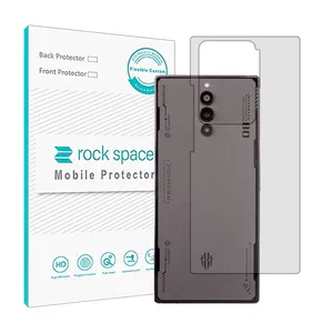  Rockspace HyGEL model Transparent phone back protector suitable for ZTE Axon 40 ultra mobile phone