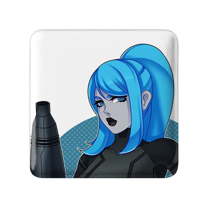 پیکسل خندالو طرح بازی متروید (Metroid) مدل مربعی کد 35637