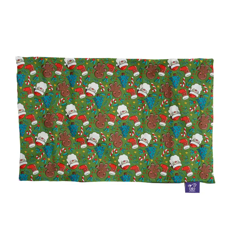 کاغذ کادو ترمه طراحان ایده مدل santa & cooki کد cfp1808