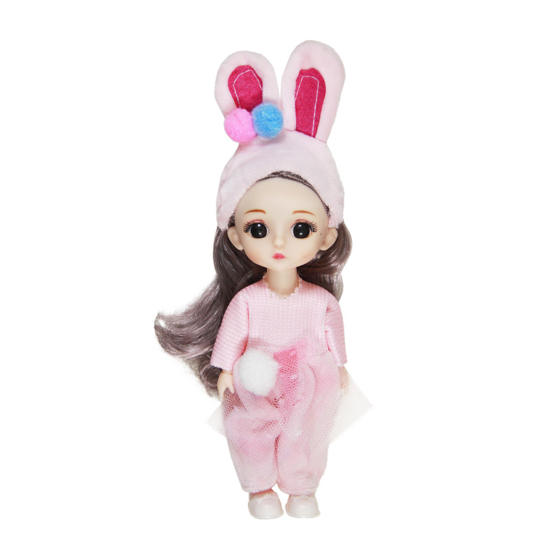 عروسک مدل چشم تیله ای خرگوش کد AR 18 ارتفاع 16 سانتی متر