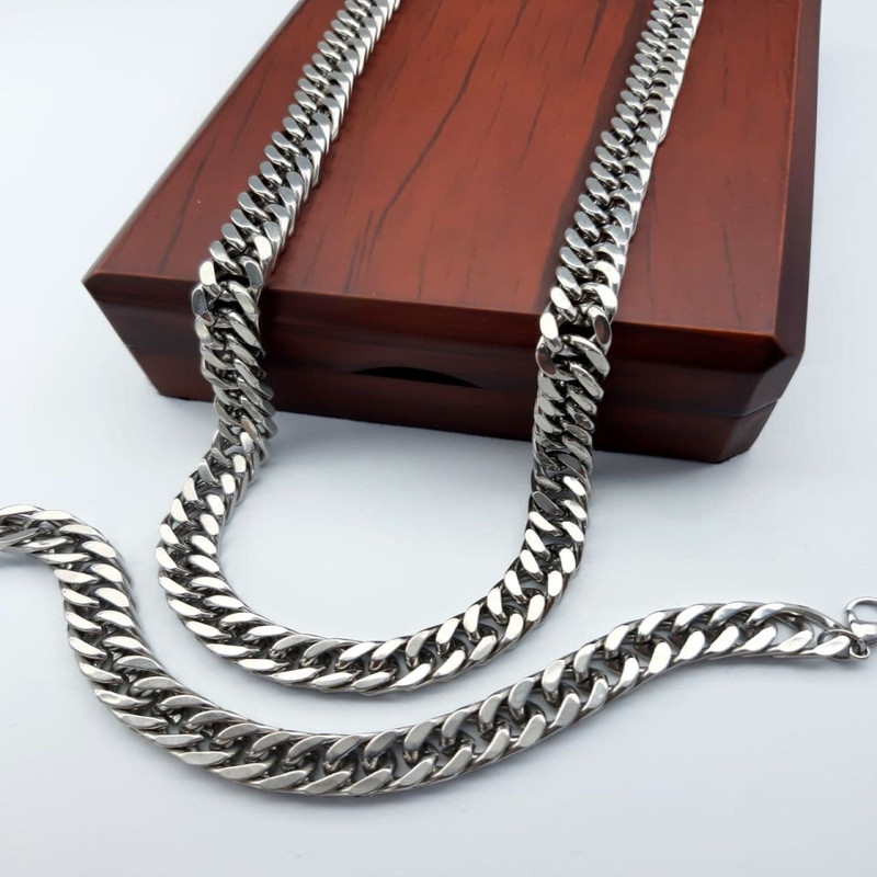 زنجیر مردانه مدل g-10 استیل