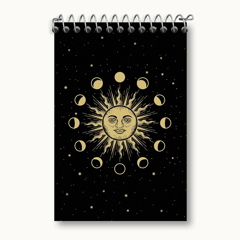 دفتر یادداشت 50 برگ خندالو مدل خورشید کد F1702