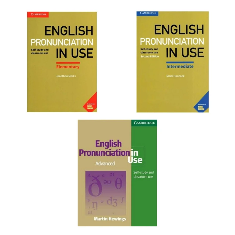 کتاب Pronunciation in Use English 2nd اثر جمعی از نویسندگان انتشارات کمبریج 3جلدی