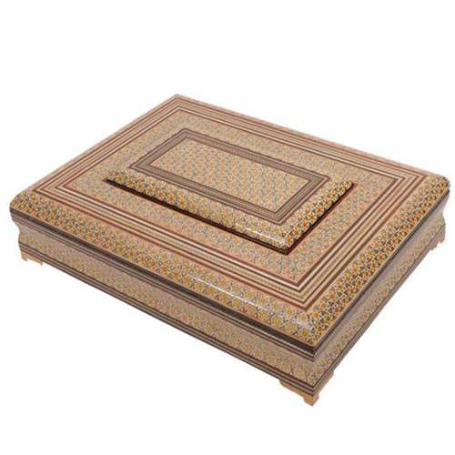 جعبه قرآن خاتم کاری مدل فاخر کد 04