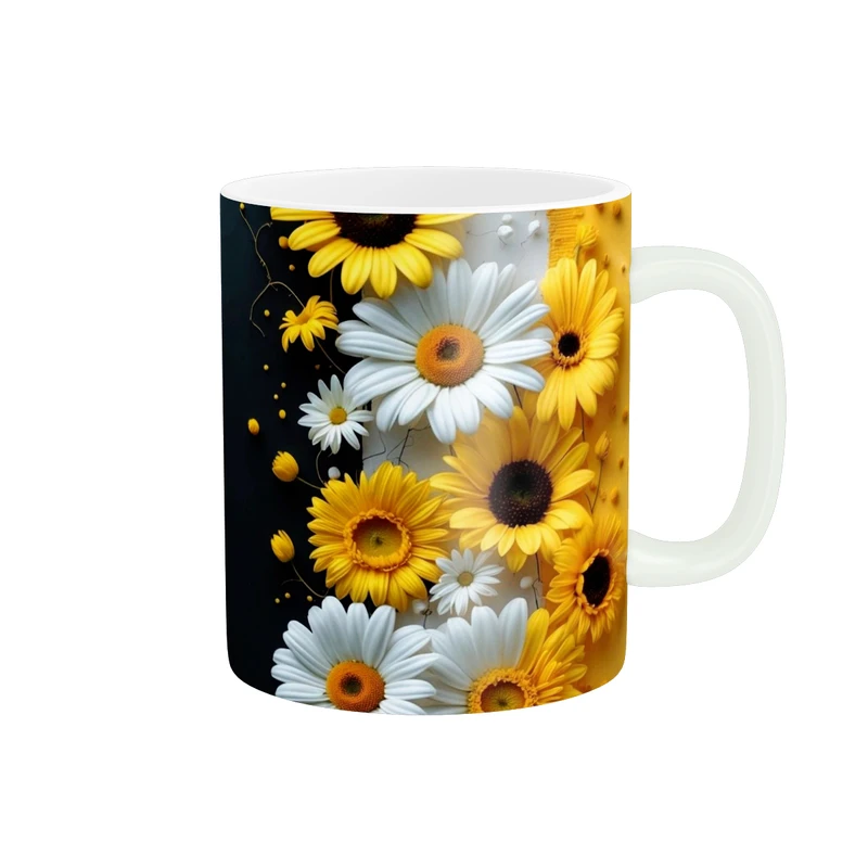 ماگ پاد آفرین طرح گل کد 4606