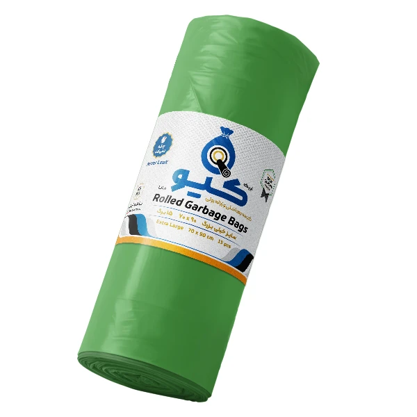 کیسه زباله ایپک کیو مانا مدل لندنی سایز خیلی بزرگ رول 15 عددی