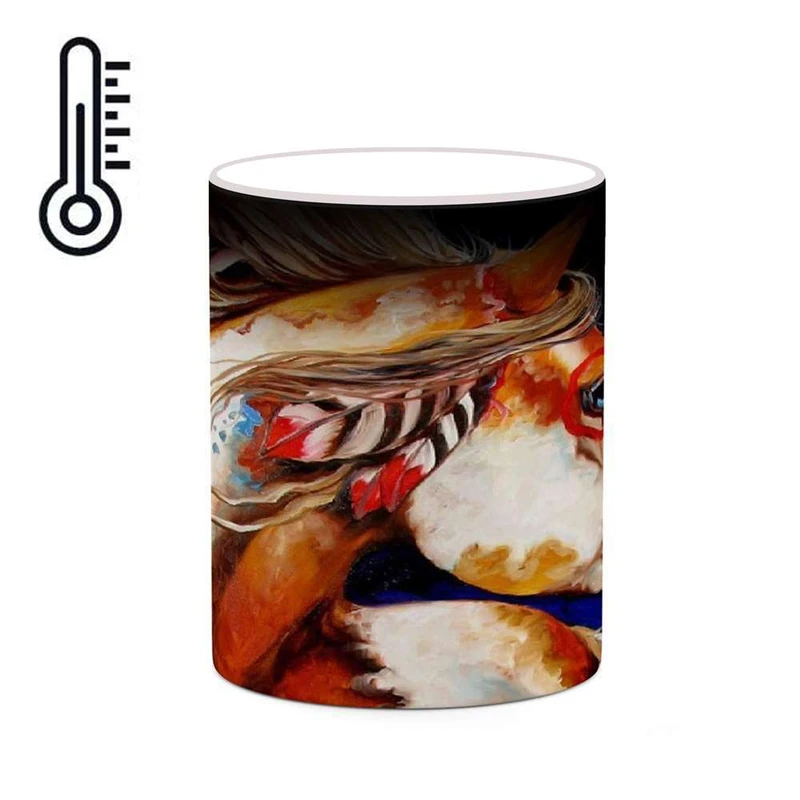 ماگ حرارتی کاکتی مدل اسب کد mgh24336