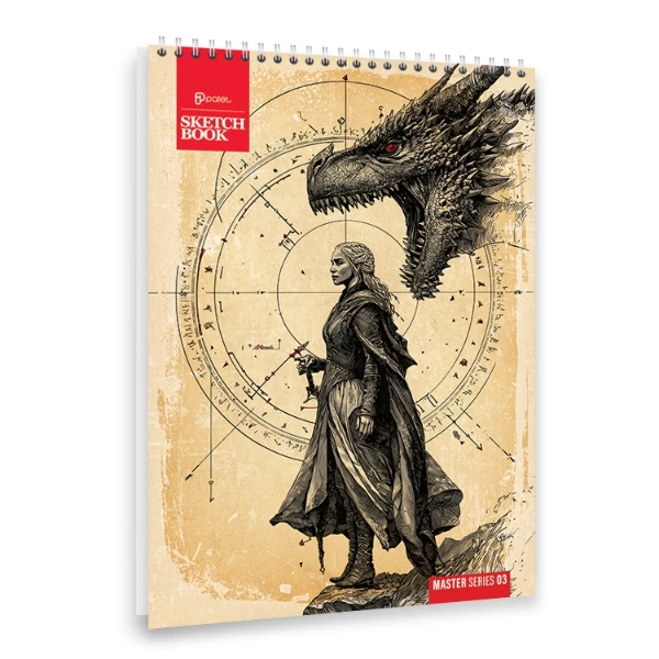 دفتر طراحی 40 برگ مدل مستر کد 03