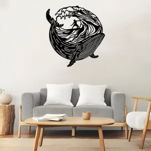 دیوارکوب مدل وال و اقیانوس فلزی کد zb5