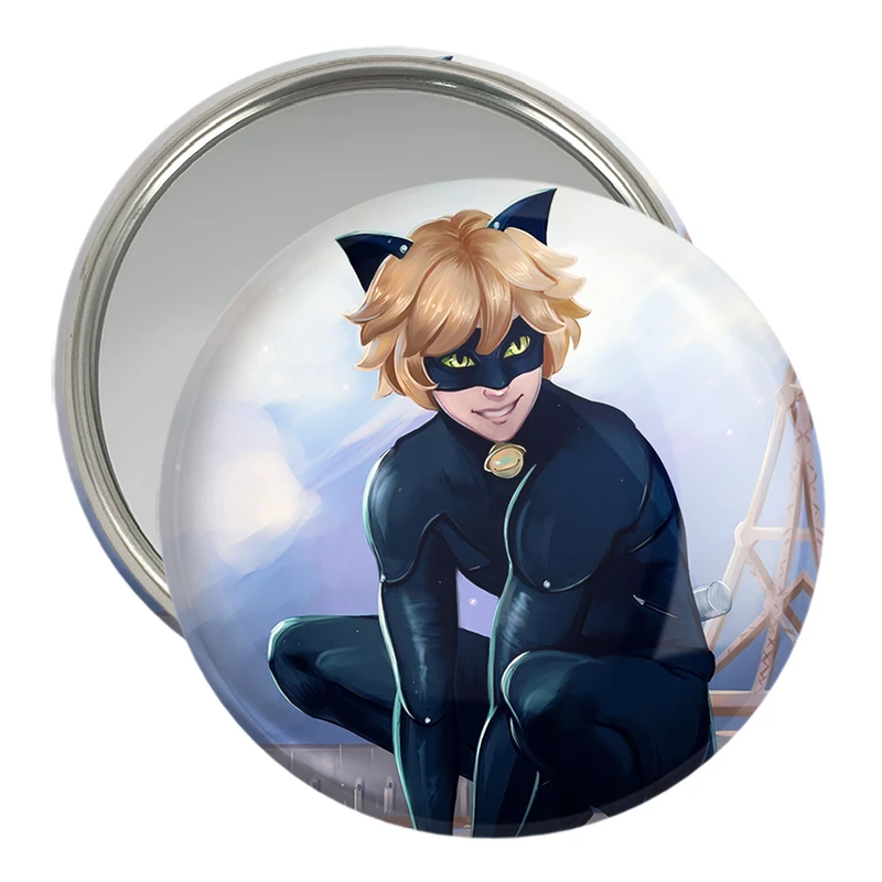 آینه جیبی خندالو مدل پسر گربه ای  کد 3504