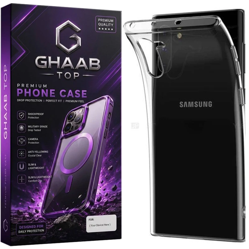 کاور قاب تاپ مدل ژله ای مناسب برای گوشی موبایل سامسونگ Galaxy Note 10