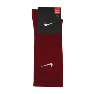 جوراب ورزشی ساق بلند مردانه مدل کد 1841 رنگ زرشکی