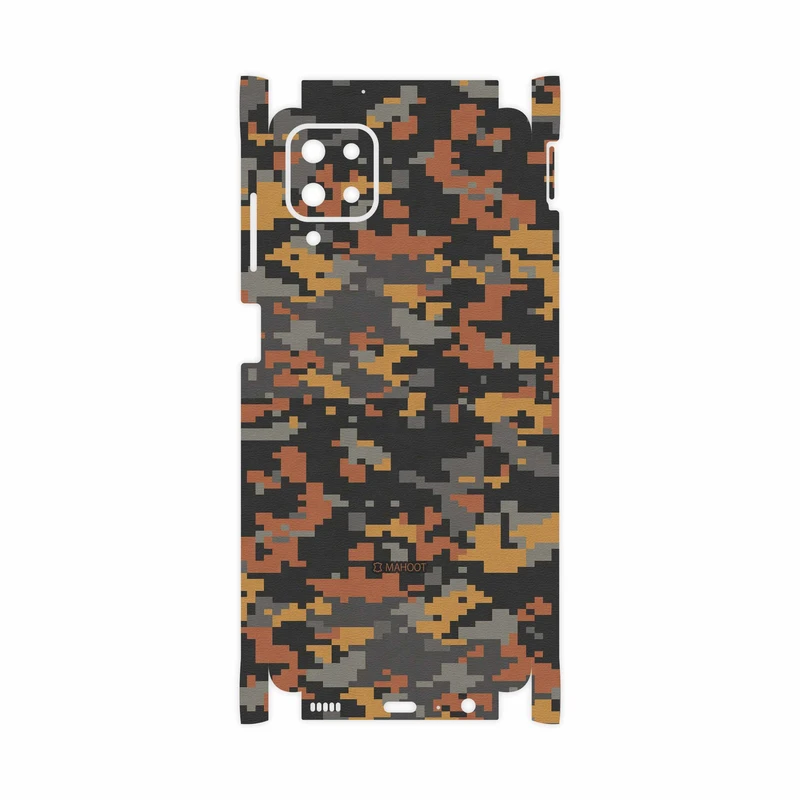 برچسب پوششی ماهوت مدل Army-Autumn-pixel-FullSkin مناسب برای گوشی موبایل سامسونگ Galaxy A12 Nacho