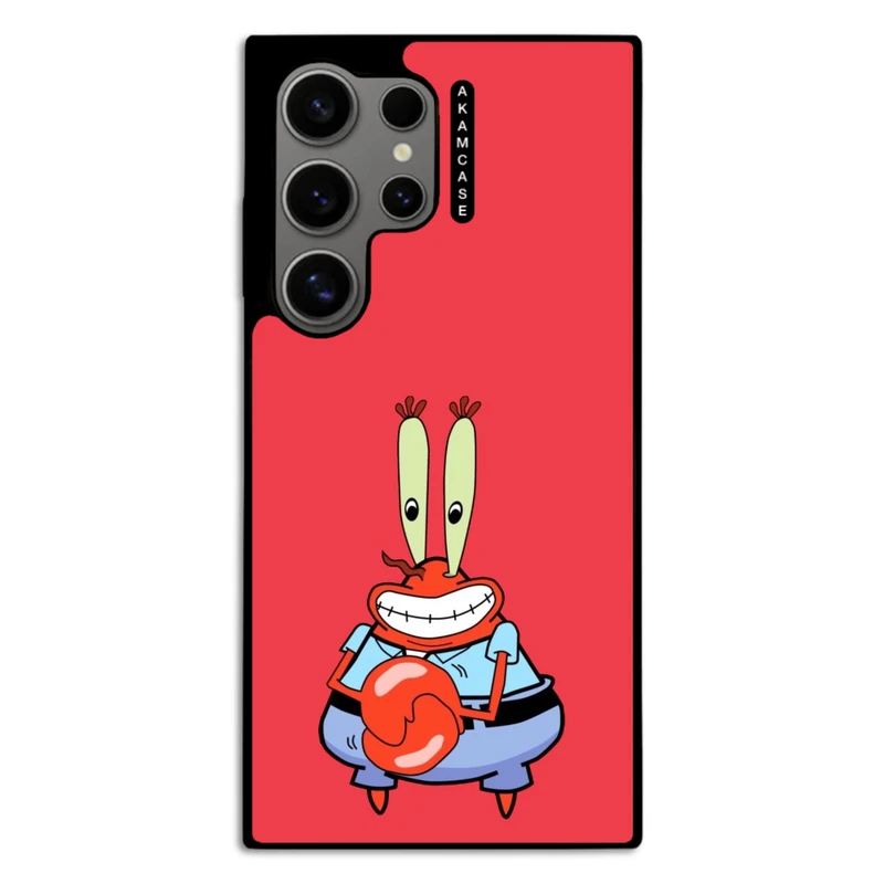 کاور آکام مدل AMC-WSGS24U-SPONGE BOB2 مناسب برای گوشی موبایل سامسونگ Galaxy S24 Ultra