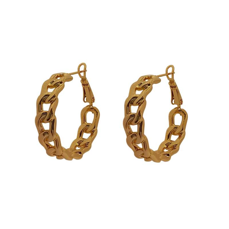 گوشواره زنانه ژوپینگ مدل حلقه ای کد NN 041 گوشواره زنانه ژوپینگ مدل حلقه ای کد NN 041