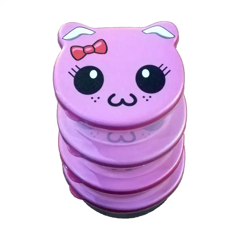 ظرف نگهدارنده غذای کودک مدل گربه شاد کد 013 مجموعه 4 عددی