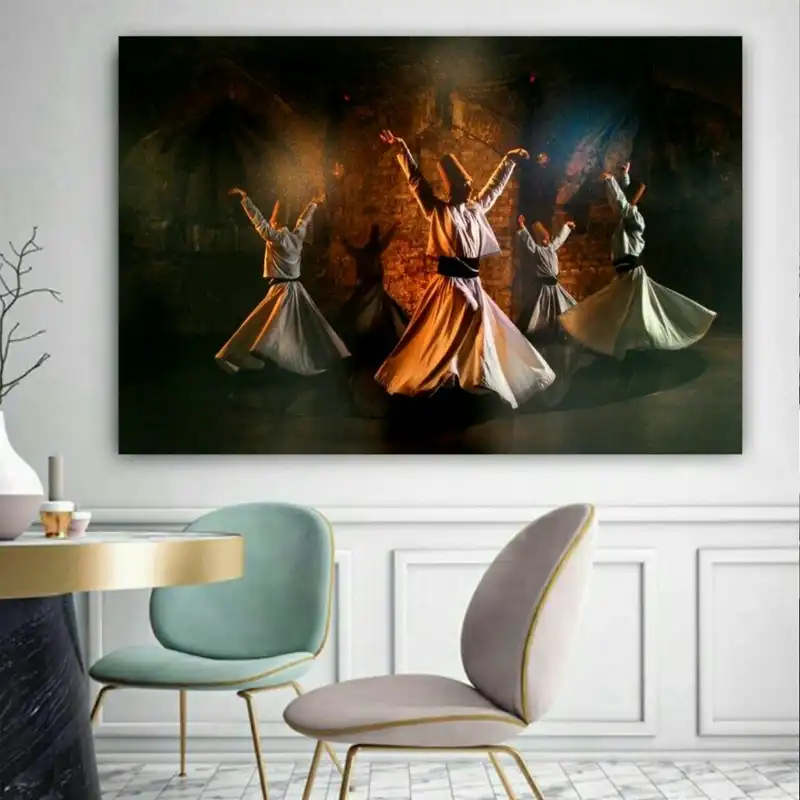 تابلو بوم مدل رقص سماع مولانا کد AR165