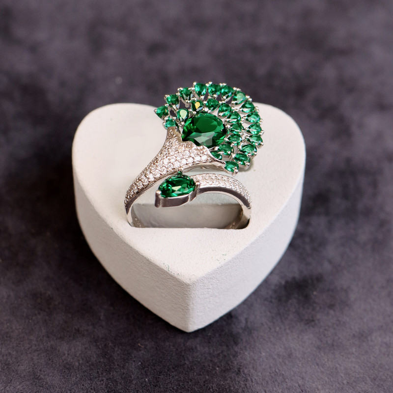 انگشتر نقره زیرکونیا زنانه جی تی ای مدل G_170